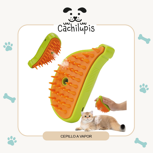 Cepillo Vapor Multifuncional De Mascota