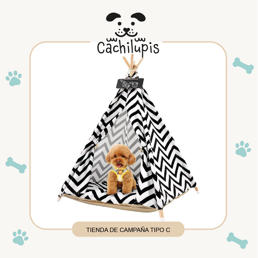 Tienda De Campaña Tipi Mascotas Perros C